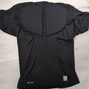 Nike Pro Combat Shirt Mens Size XL Black Compression  Dri Fit Nike Pro Combat
